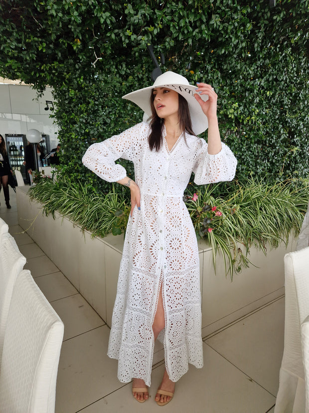 Star white lace
