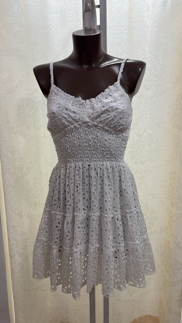 Ornella short lace white