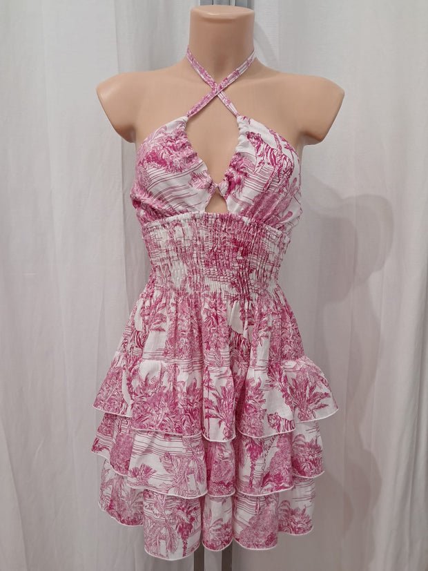 Lamu pink toile