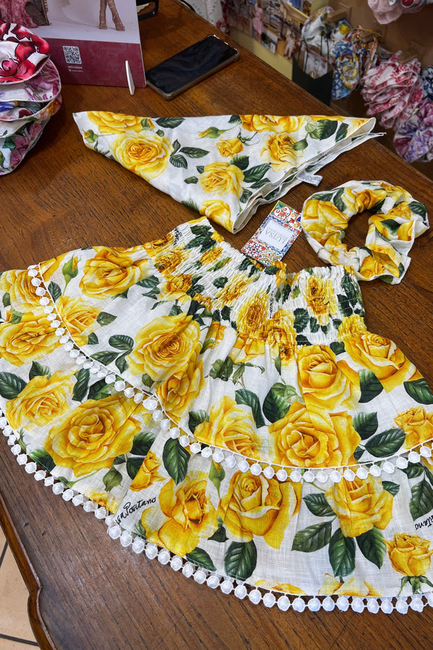 Yellow rose set