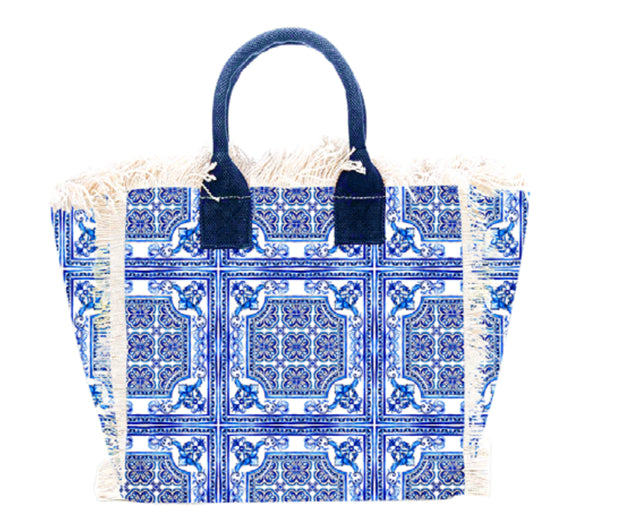 Tote bag maiolica lemon