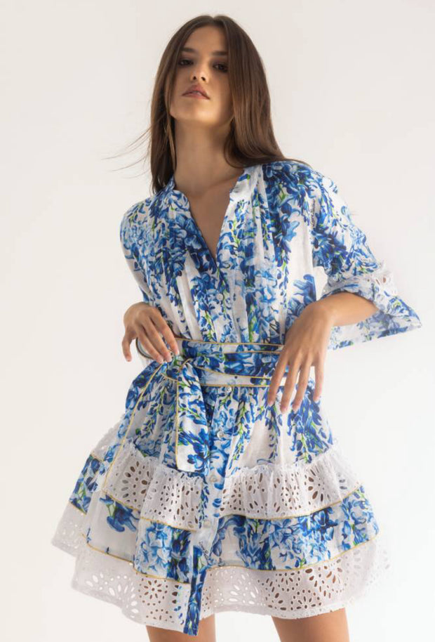 Blue wisteria Fame dress