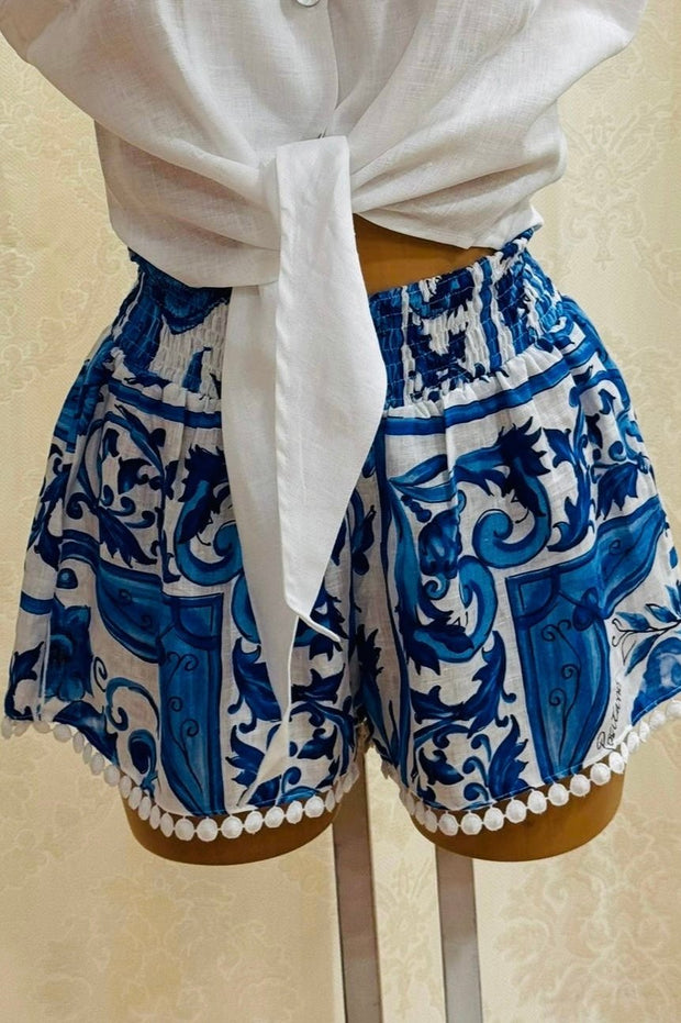 Mimi shorts Positano blue