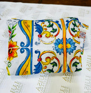 Pochette hand made with zip