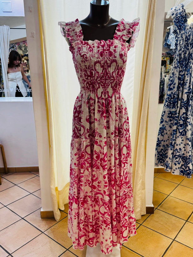 Tori long pink toile
