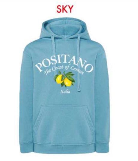 Hoodie sky lemon Positano