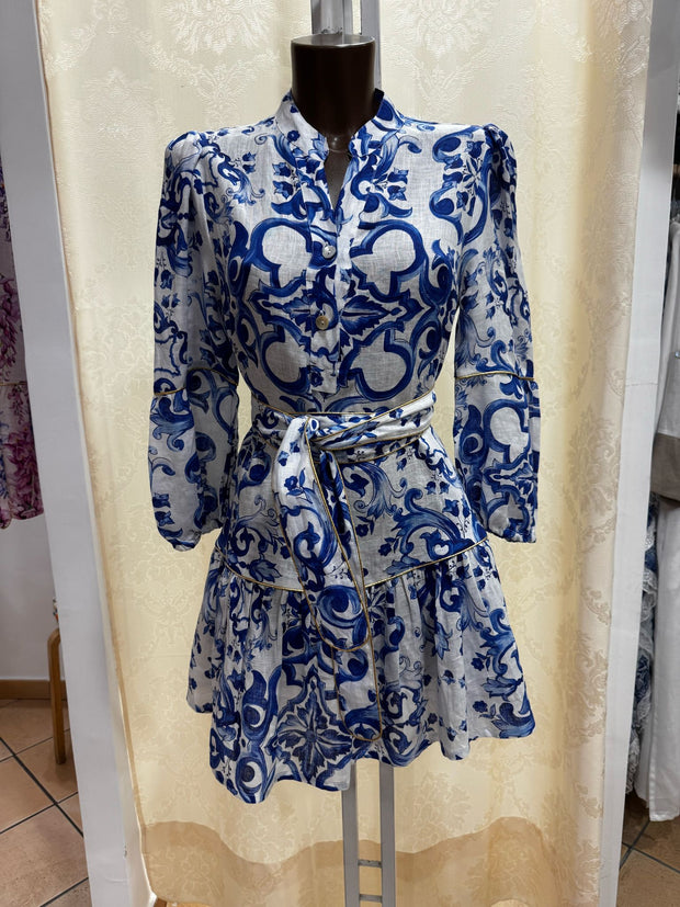 Monaco short ravello blue