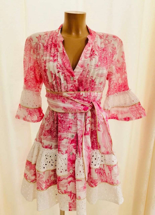 Fame pink toile