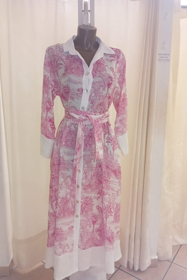 Asal dress pink toile