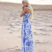 Ornella long blue ravello