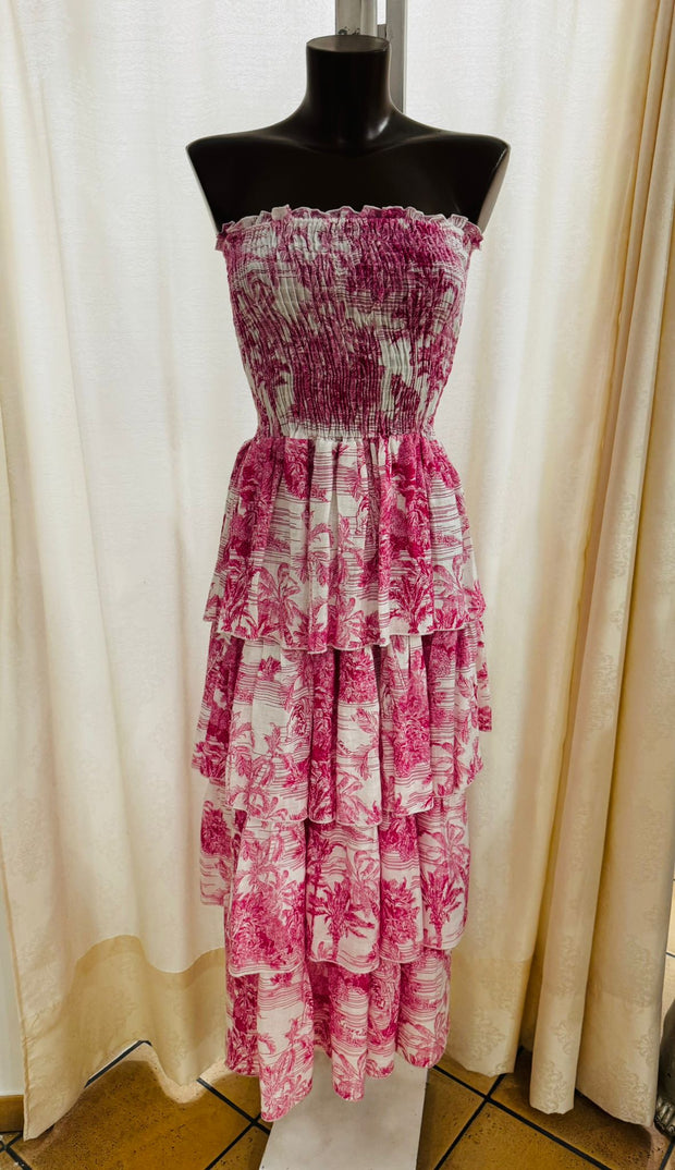 Lamu pink toile