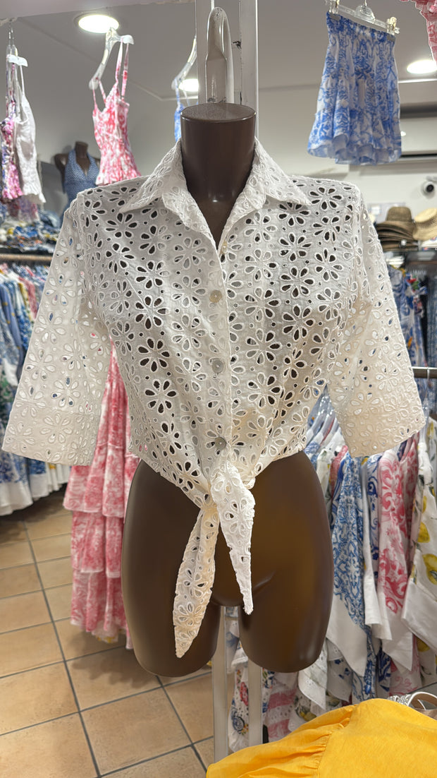 Tania white lace
