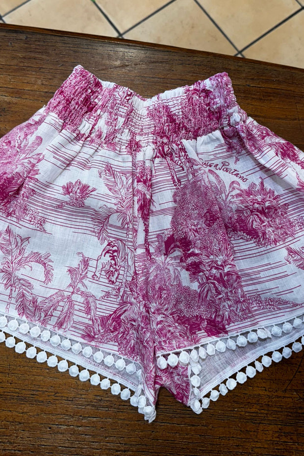 Mimi pink toile short