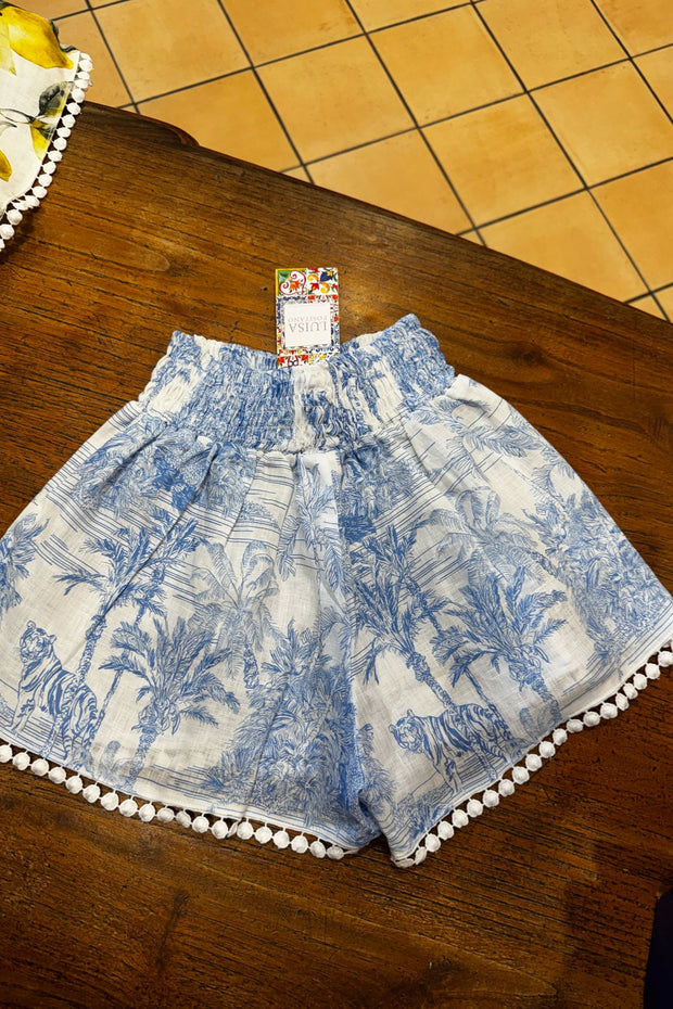 Mimi short sky toile