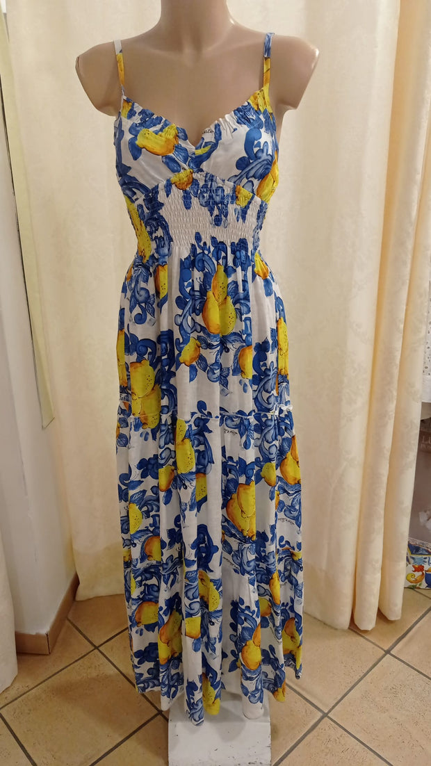 Ornella long dress Hamalfi