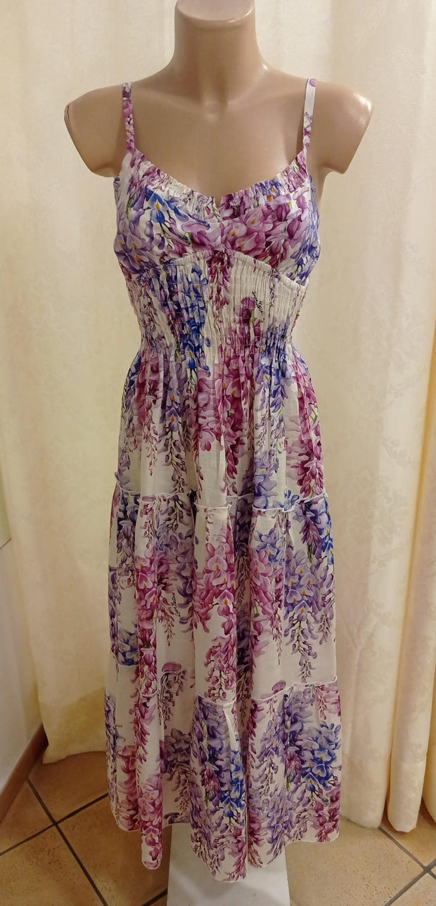 Ornella long dress wisteria