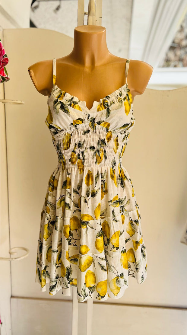 Ornella mini dress big lemon