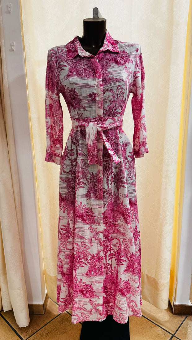 Naty dress pink toile