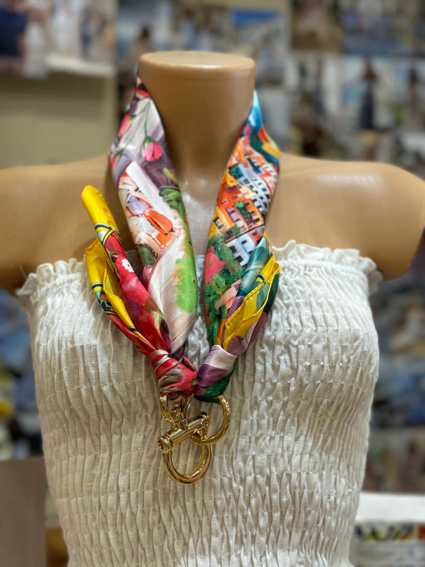 Belt foulard Positano mix colors