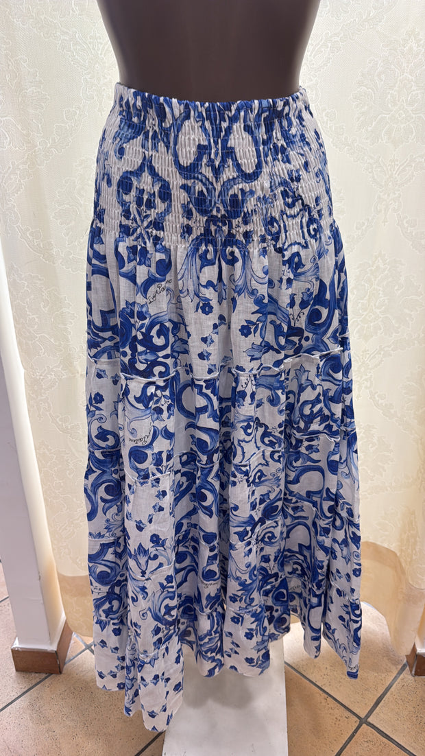 Hedy ravello blue skirt