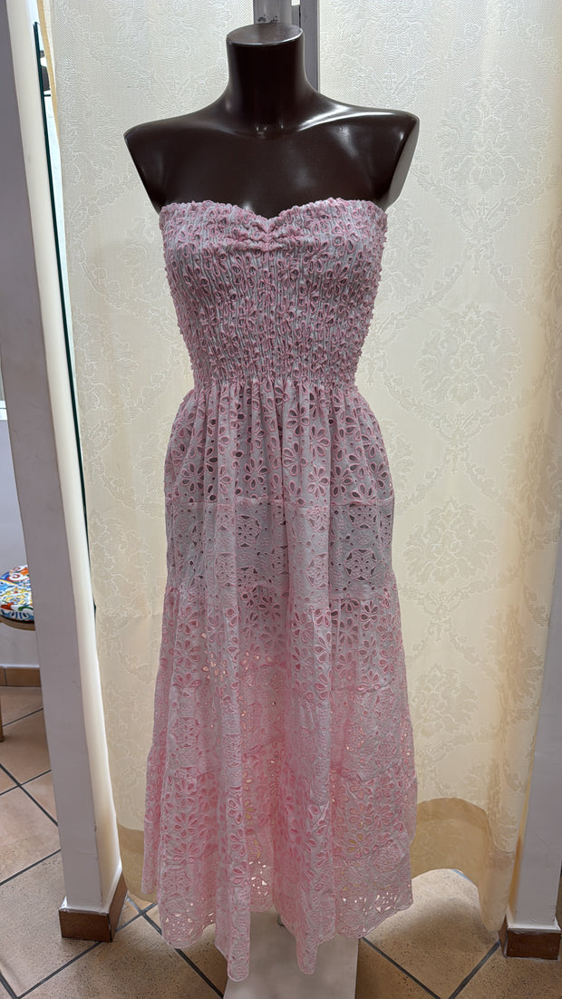 Totarone patchwork pink lace