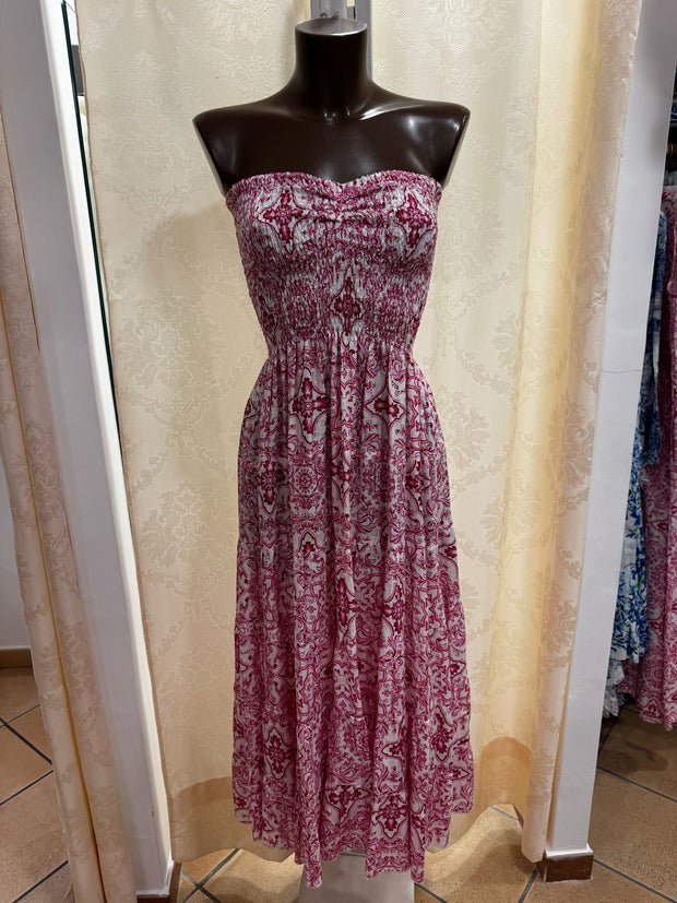 Amalfi pink Totarone dress