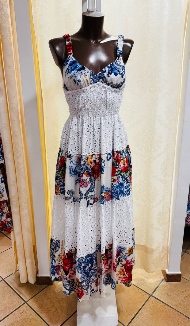 Pesca long Camilla lace