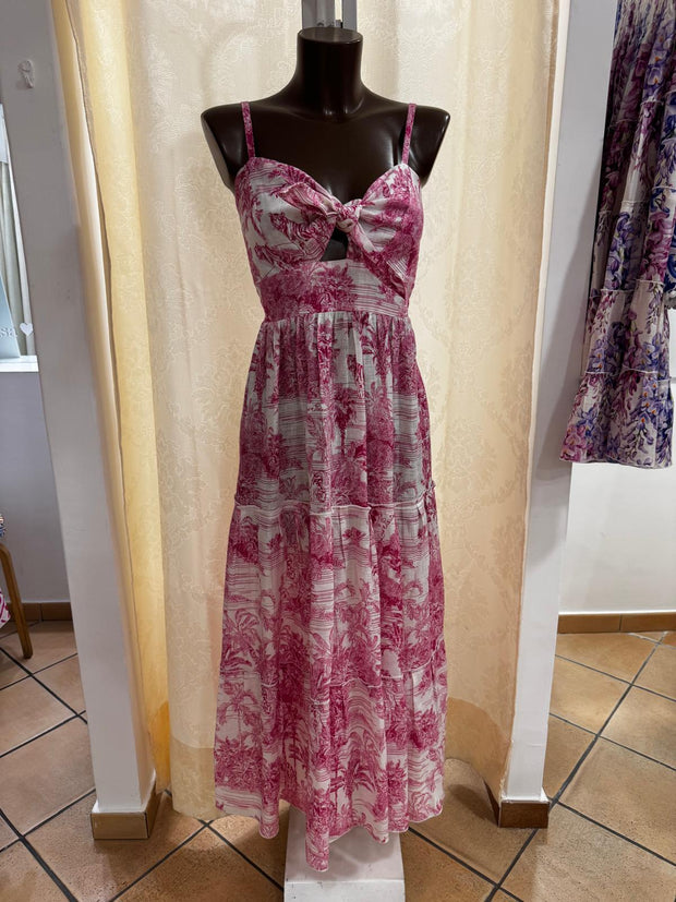 Danica long pink toile